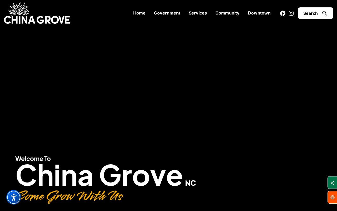 Rowan County registry information and China Grove municipal source