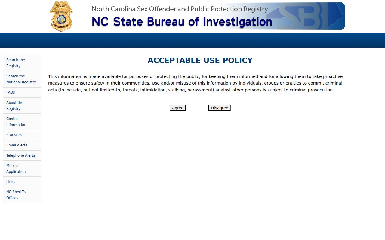 Rowan County sex offender registry name search